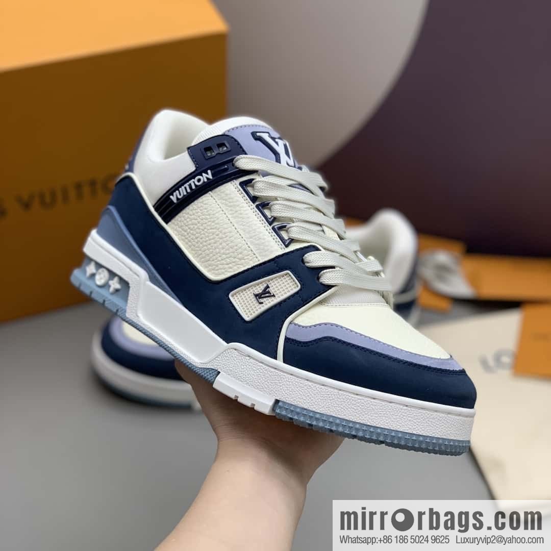 LV Vuitton logo, sports and leisure shoes for couples