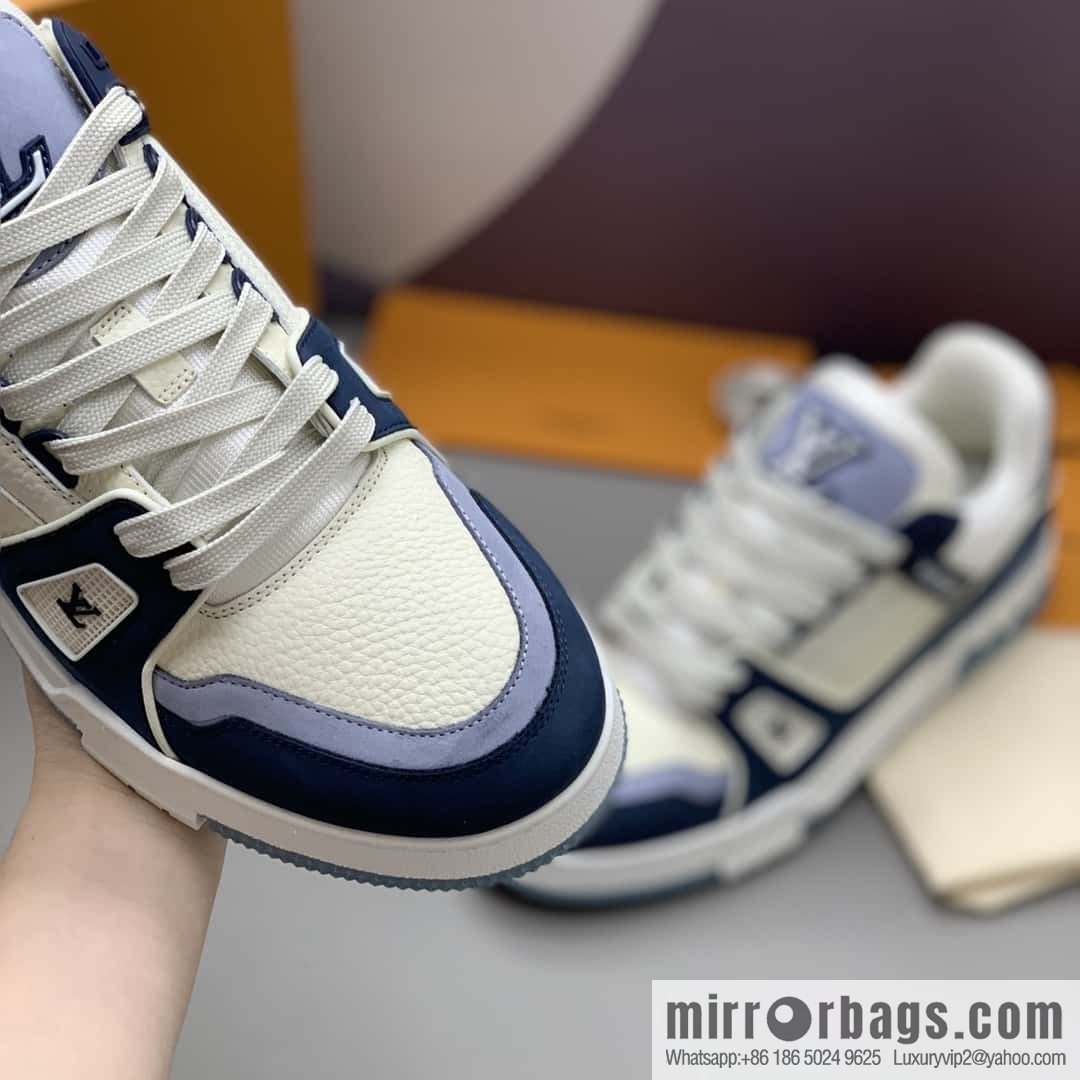 LV Vuitton logo, sports and leisure shoes for couples