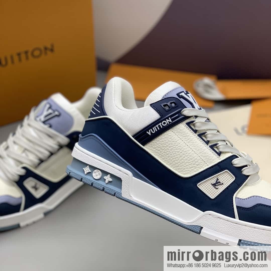 LV Vuitton logo, sports and leisure shoes for couples