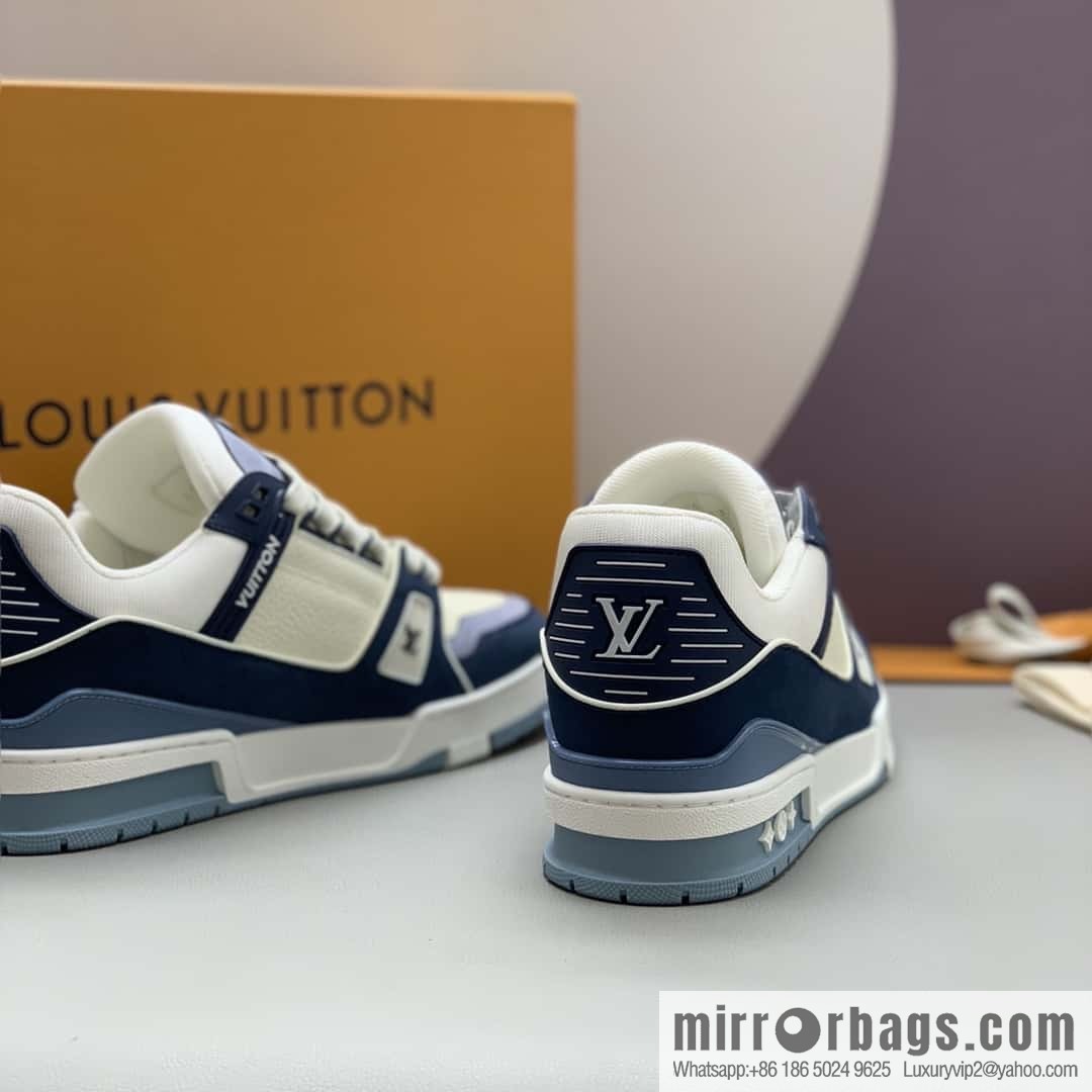 LV Vuitton logo, sports and leisure shoes for couples