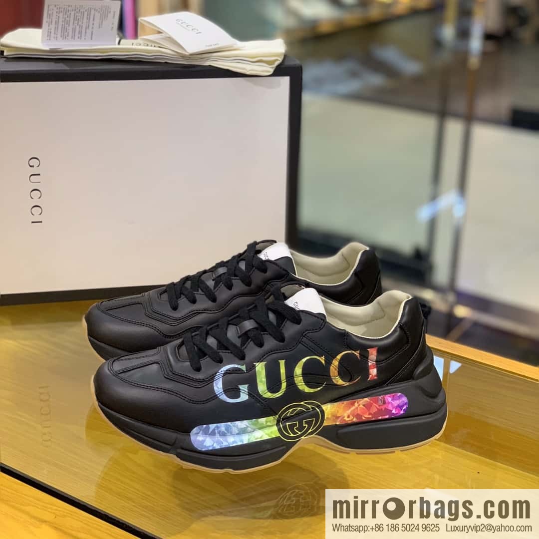 GUCCI men's and women's retro sneakers