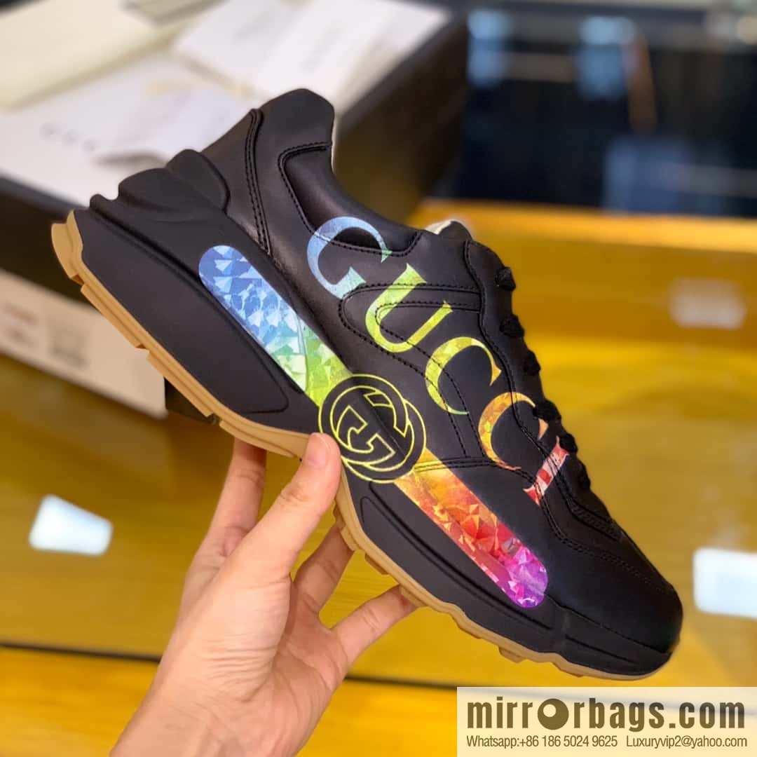 GUCCI men's and women's retro sneakers