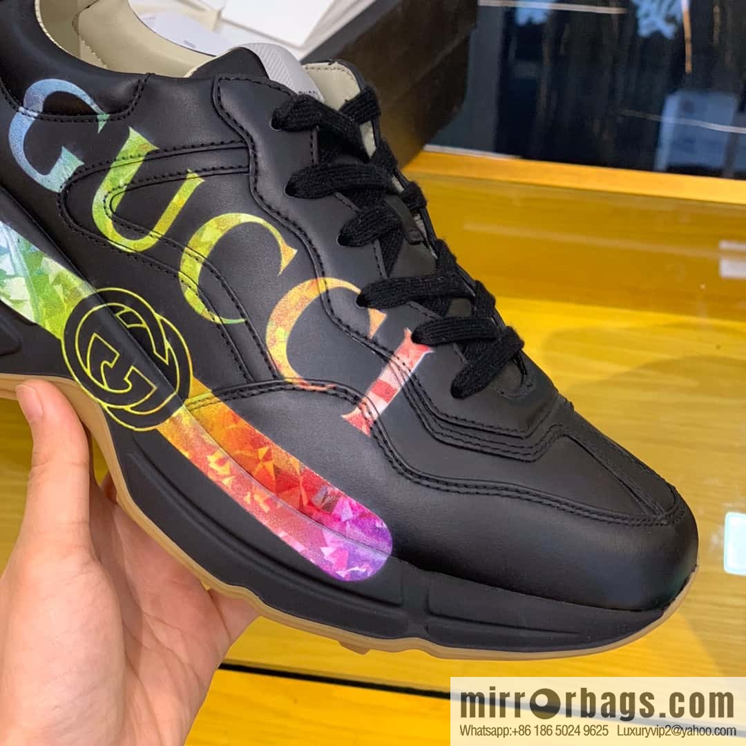GUCCI men's and women's retro sneakers