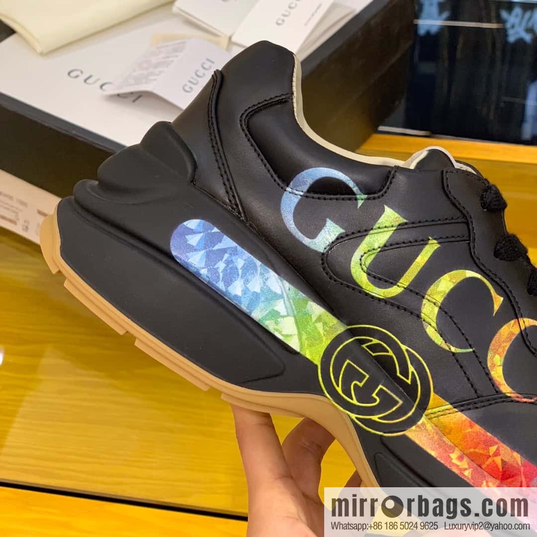 GUCCI men's and women's retro sneakers