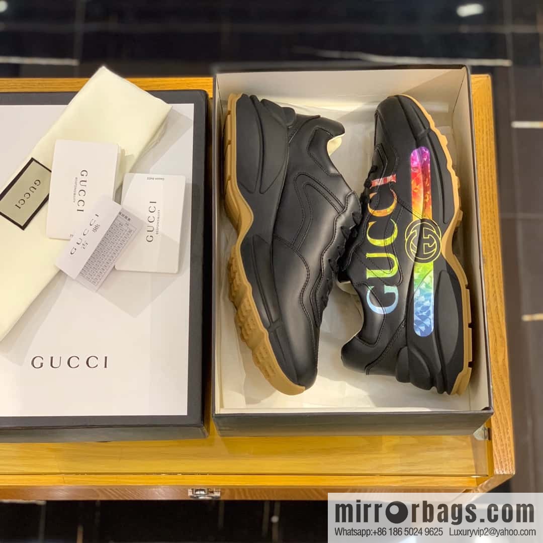 GUCCI men's and women's retro sneakers