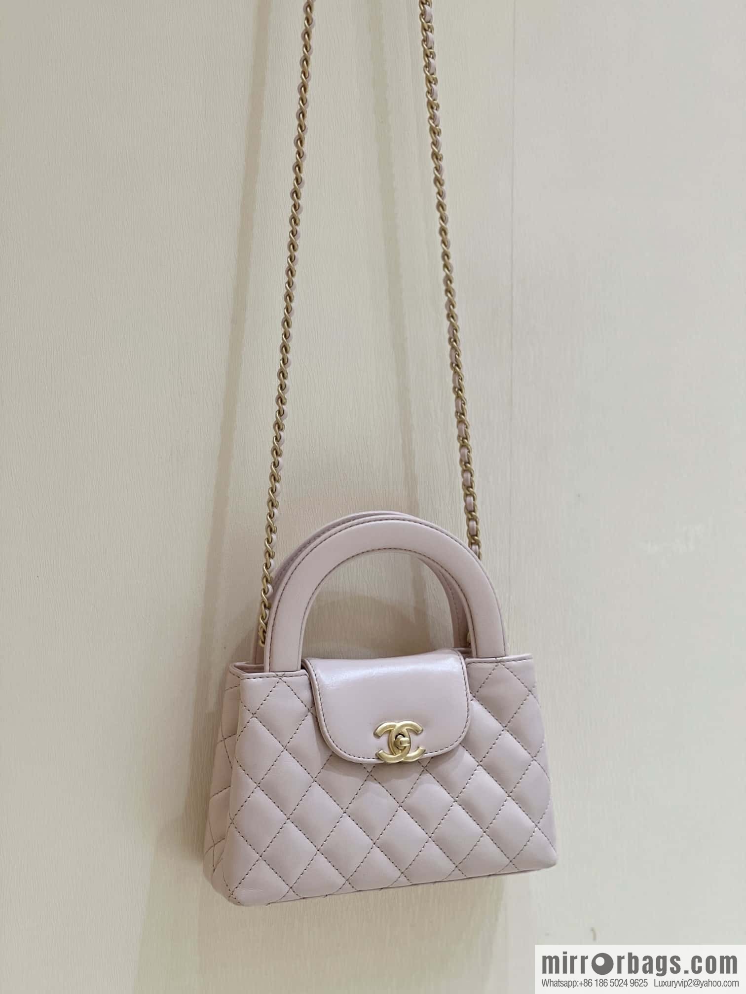 CHANEL 23K autumn and winter series Kelly bag AS4416 pink