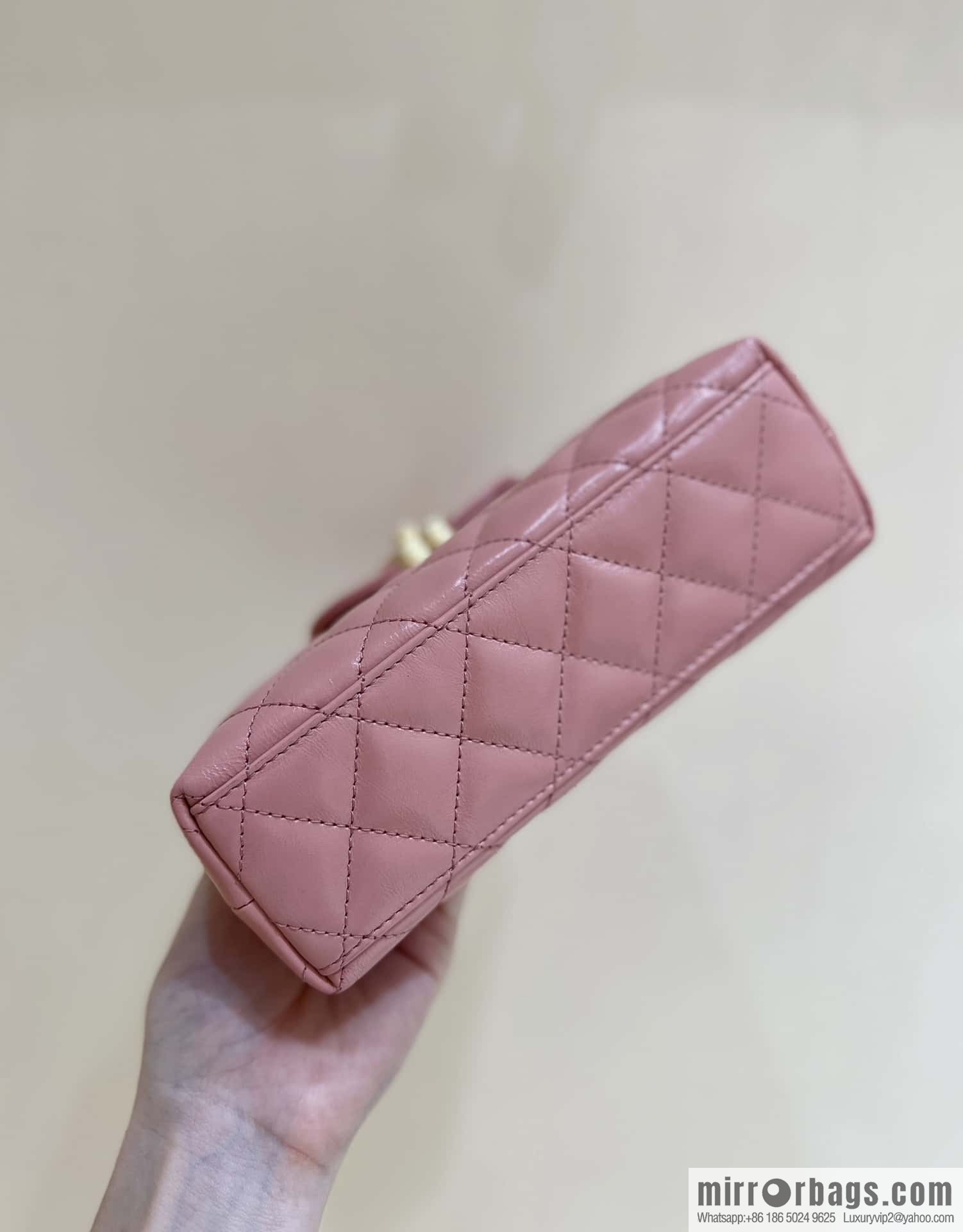 CHANEL 23K autumn and winter series Kelly bag AS4416 lobster powder