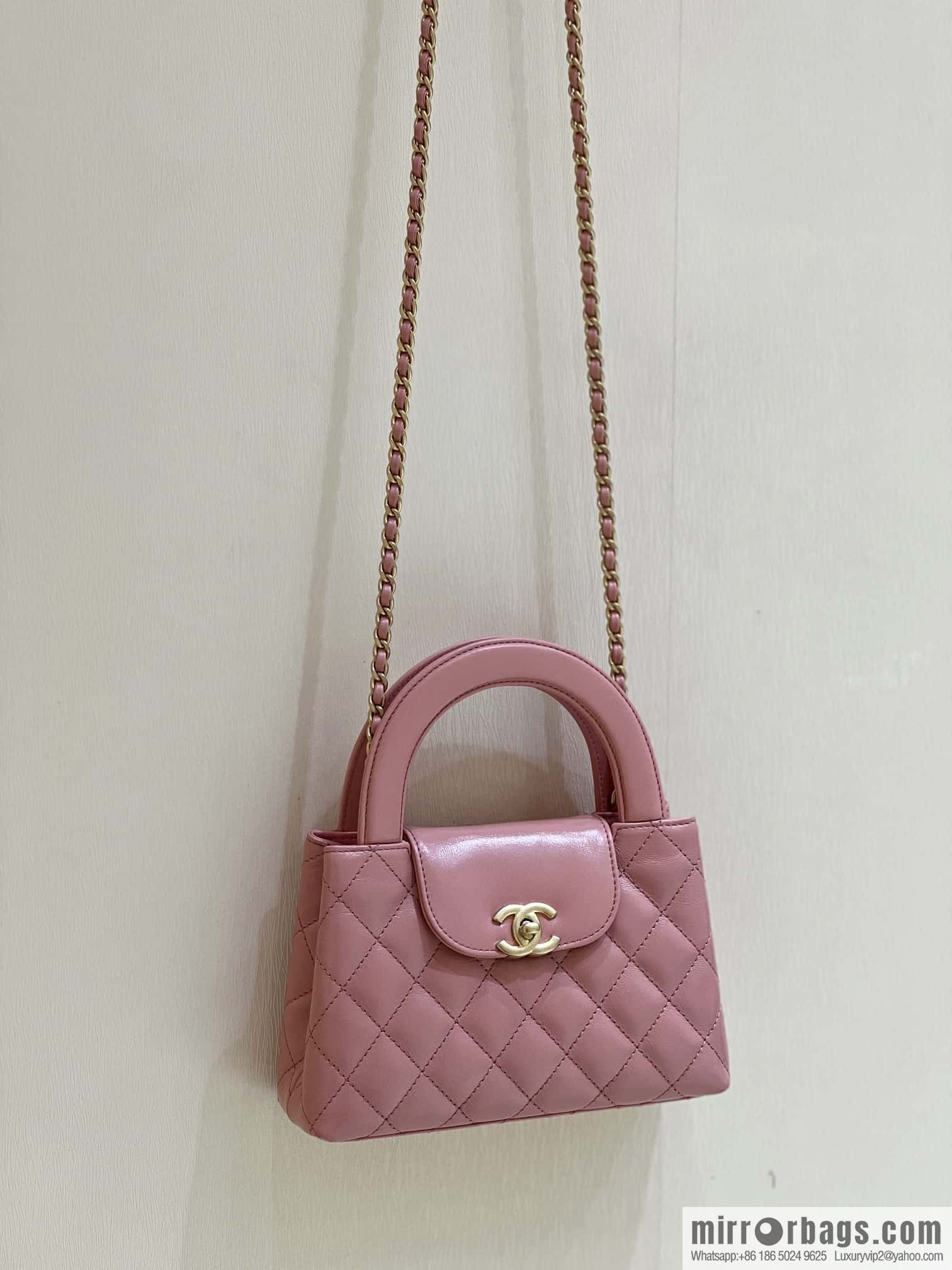 CHANEL 23K autumn and winter series Kelly bag AS4416 lobster powder
