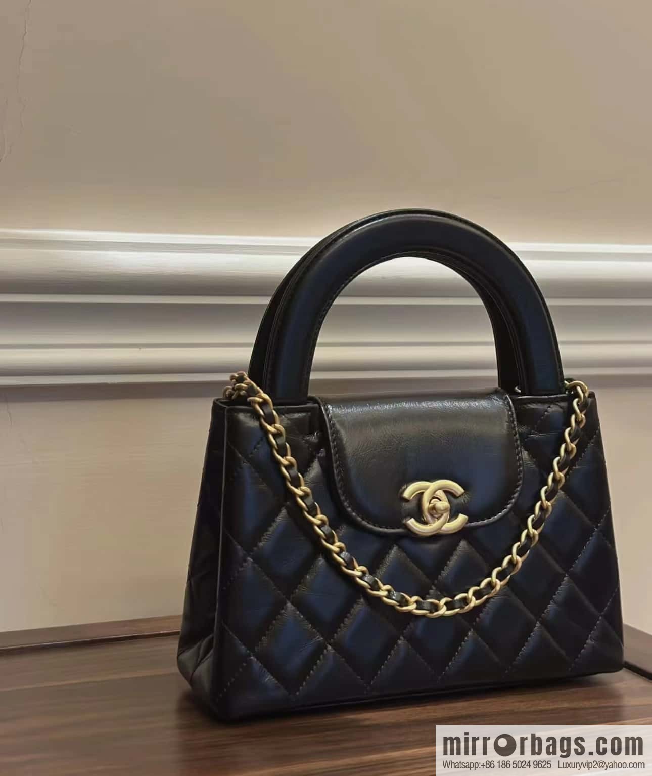 CHANEL 23K autumn and winter series Kelly bag AS4416 black