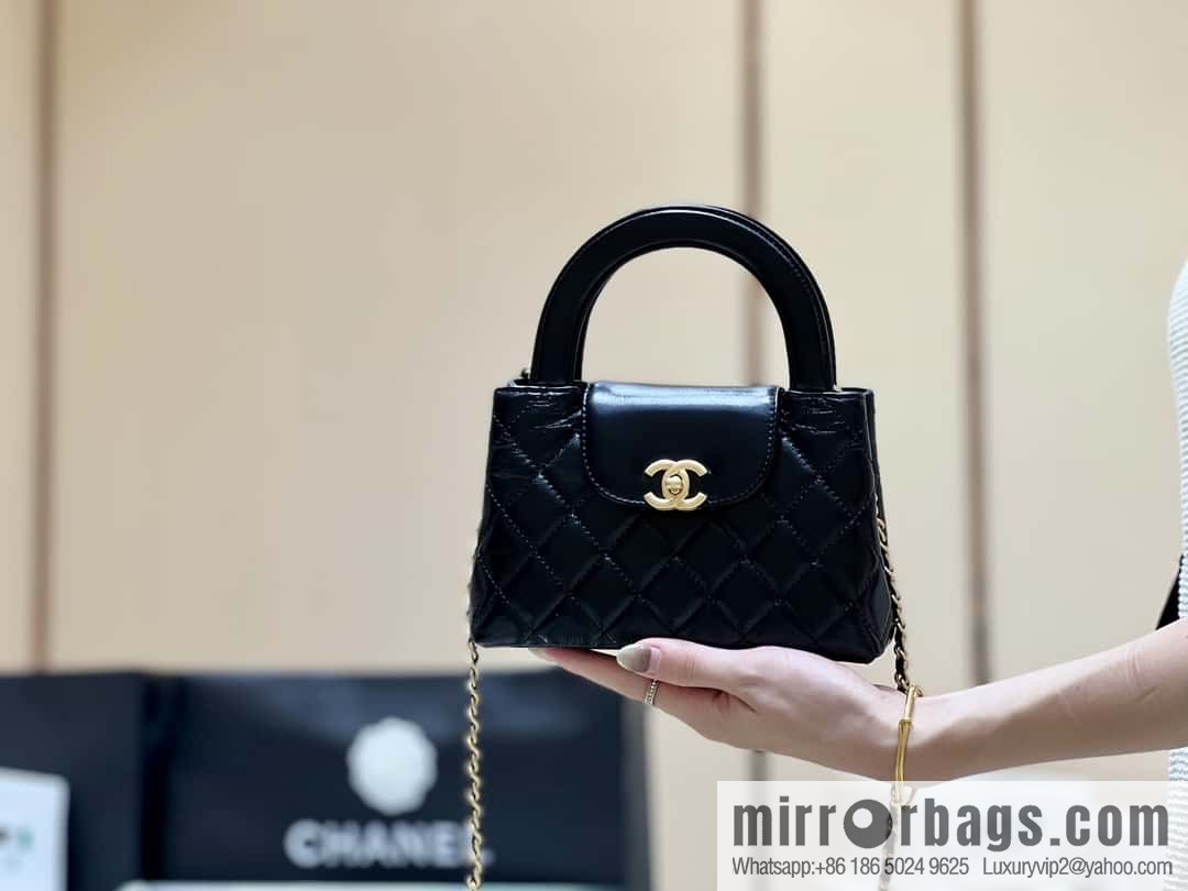 CHANEL 23K autumn and winter series Kelly bag AS4416 black