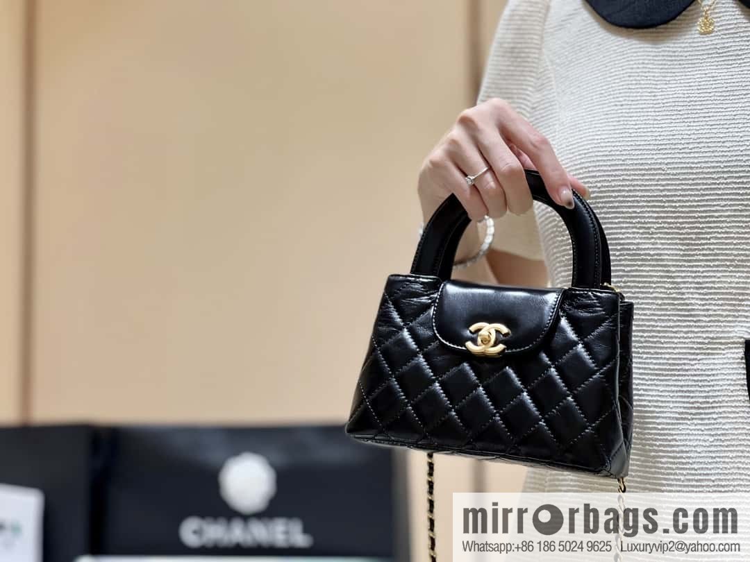CHANEL 23K autumn and winter series Kelly bag AS4416 black