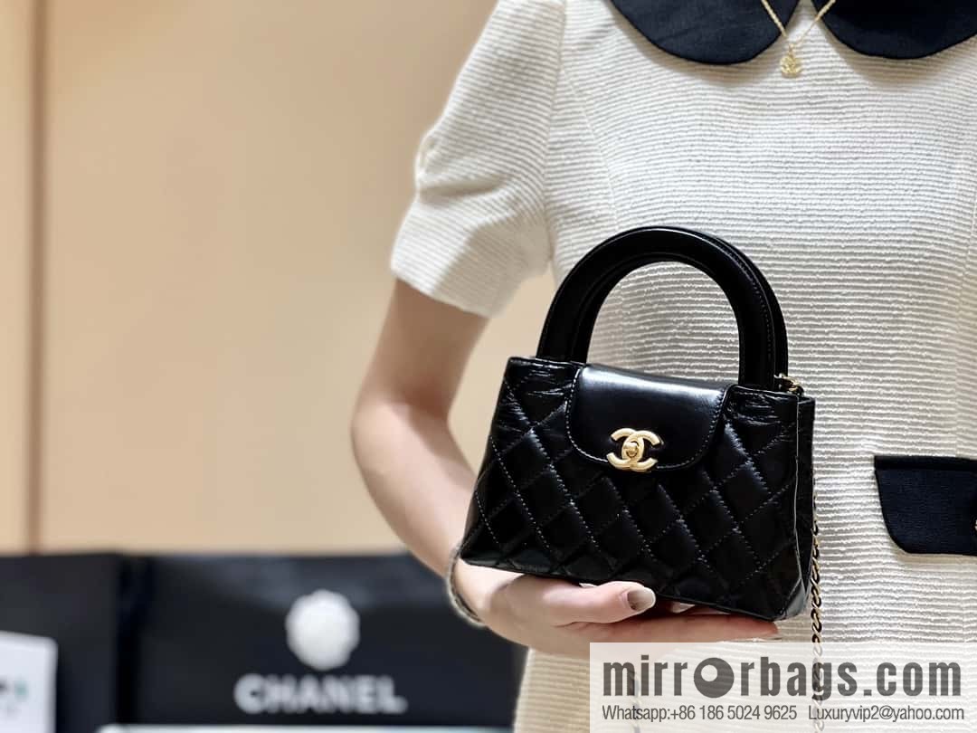 CHANEL 23K autumn and winter series Kelly bag AS4416 black