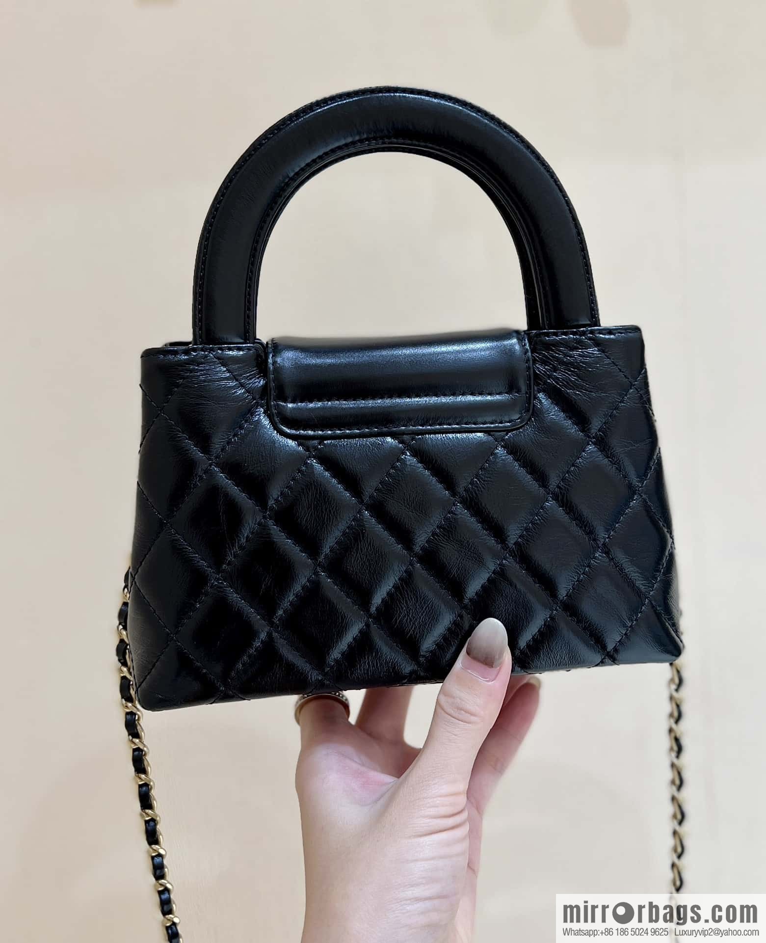CHANEL 23K autumn and winter series Kelly bag AS4416 black