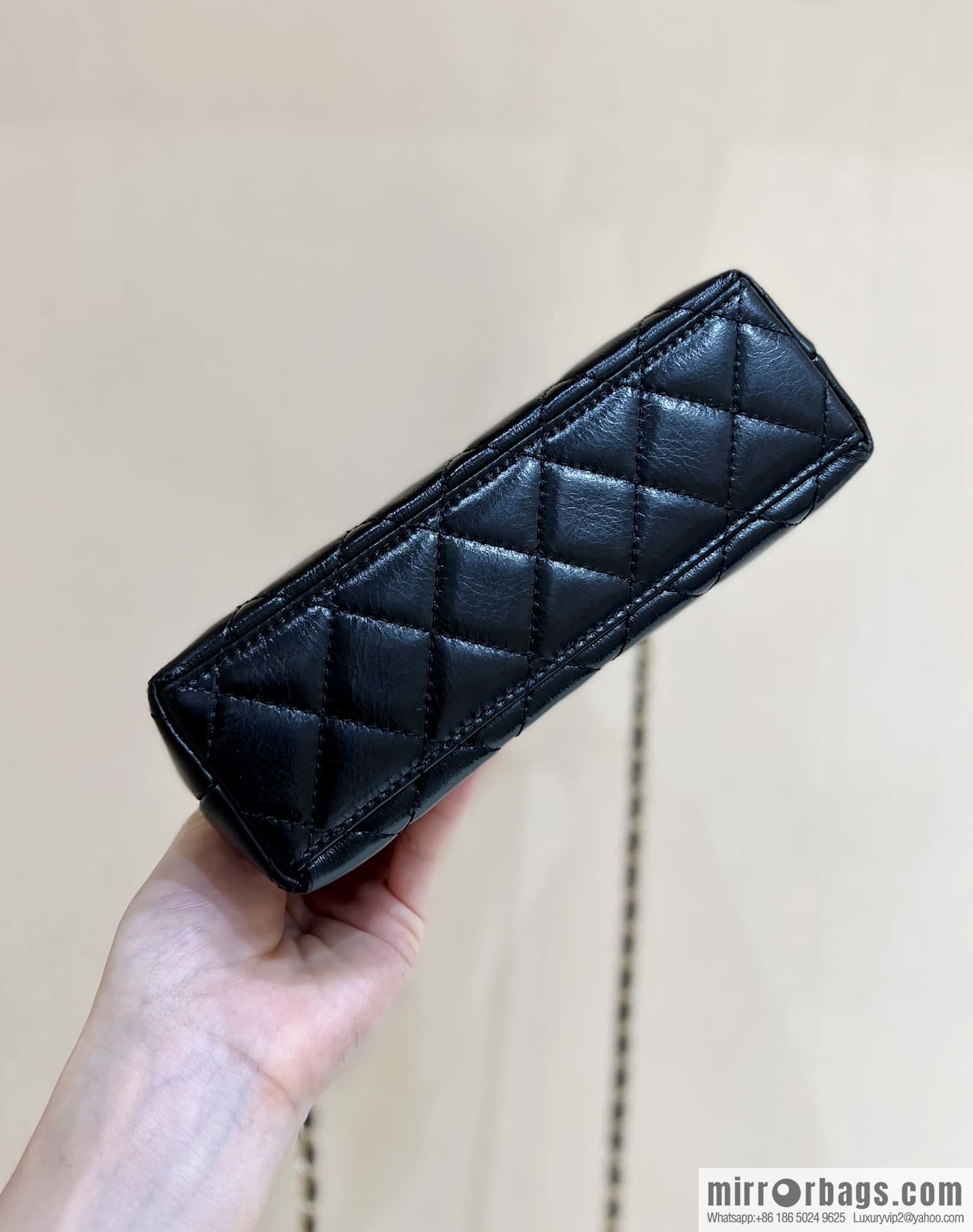 CHANEL 23K autumn and winter series Kelly bag AS4416 black