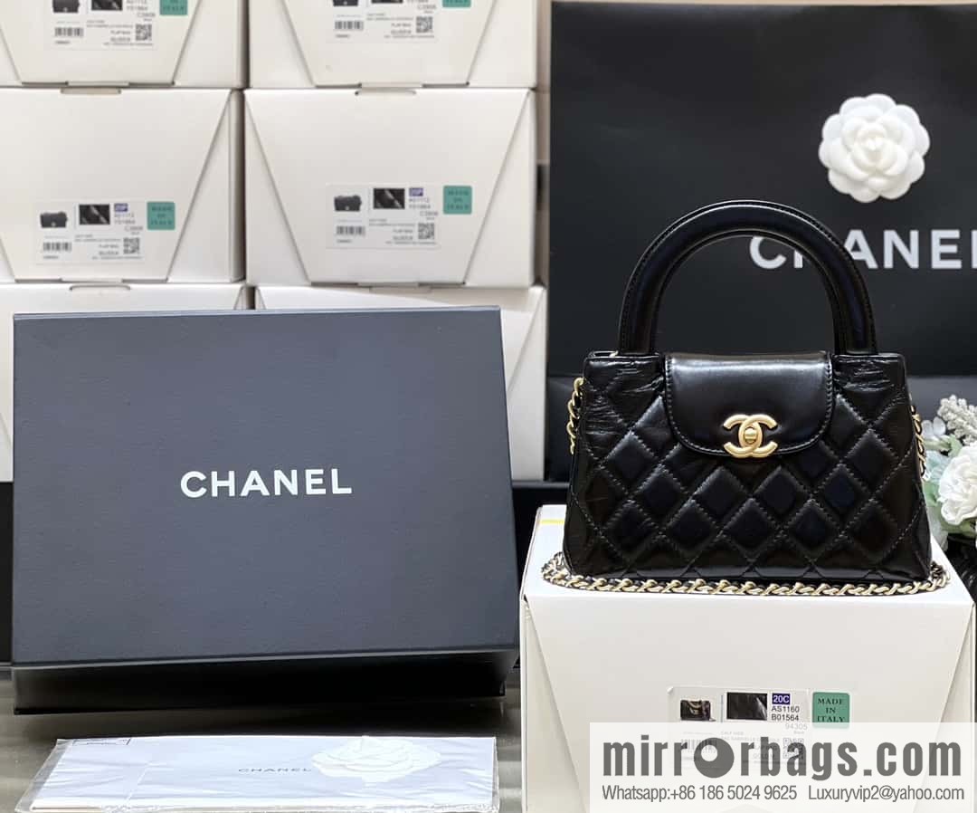 CHANEL 23K autumn and winter series Kelly bag AS4416 black
