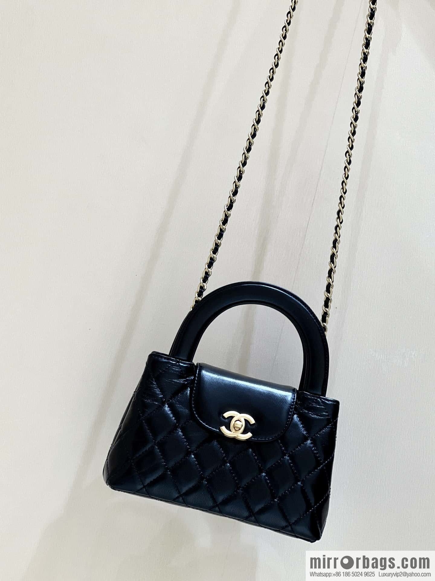 CHANEL 23K autumn and winter series Kelly bag AS4416 black