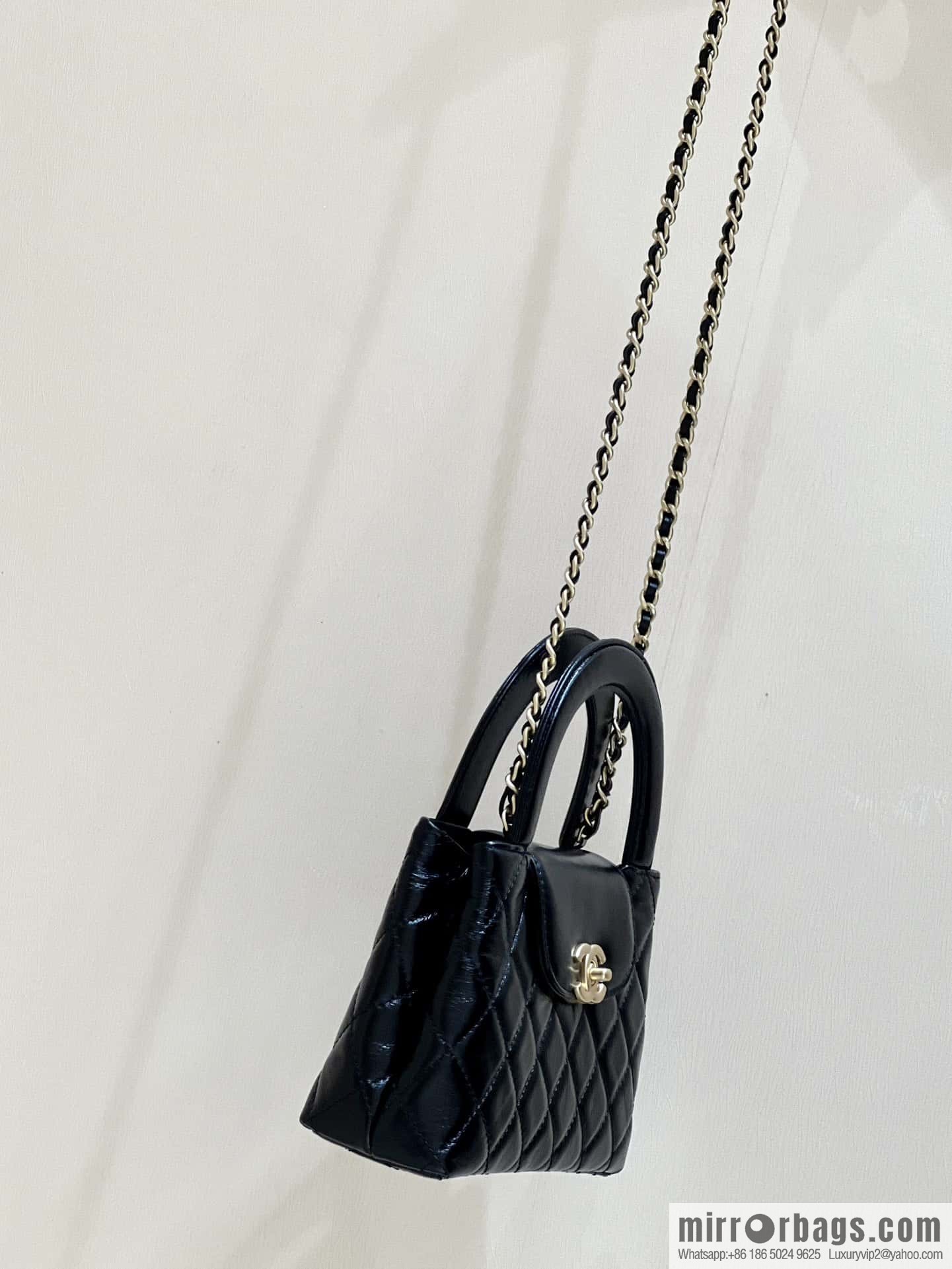 CHANEL 23K autumn and winter series Kelly bag AS4416 black