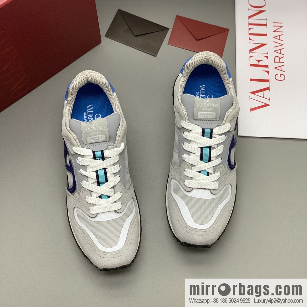 VALENTINO Valentino, logo design, low-top casual sneakers for couples