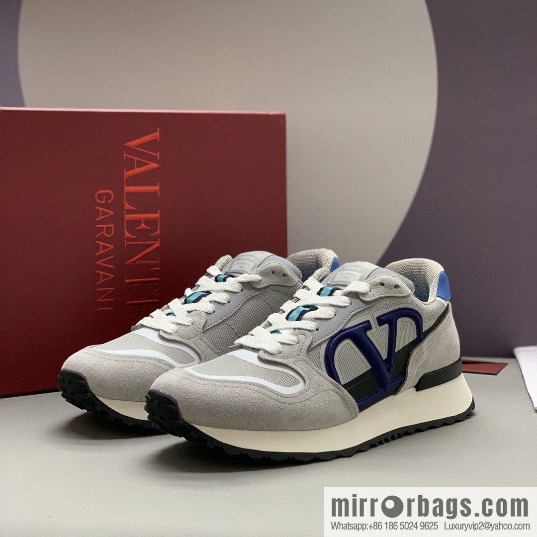 VALENTINO Valentino, logo design, low-top casual sneakers for couples