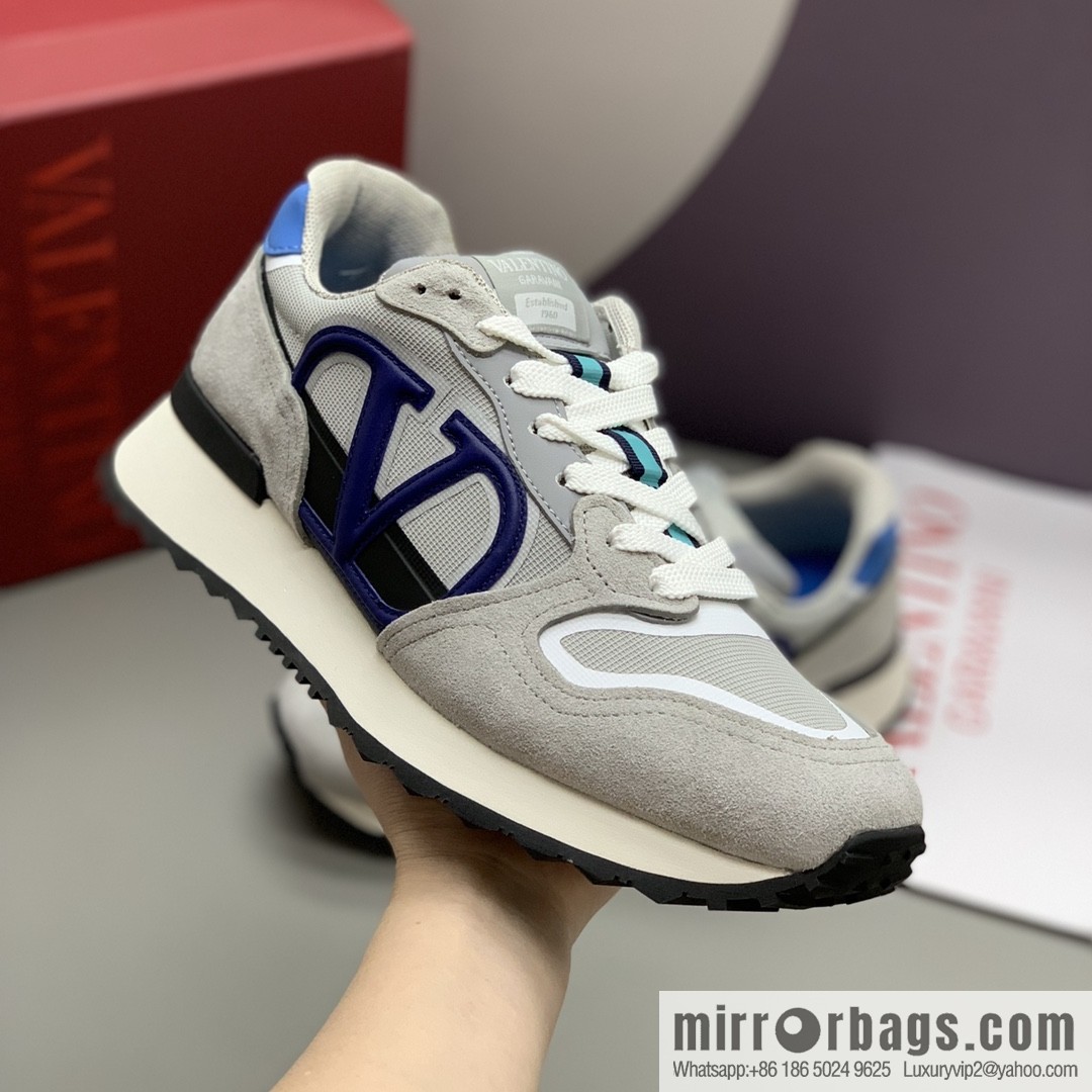 VALENTINO Valentino, logo design, low-top casual sneakers for couples
