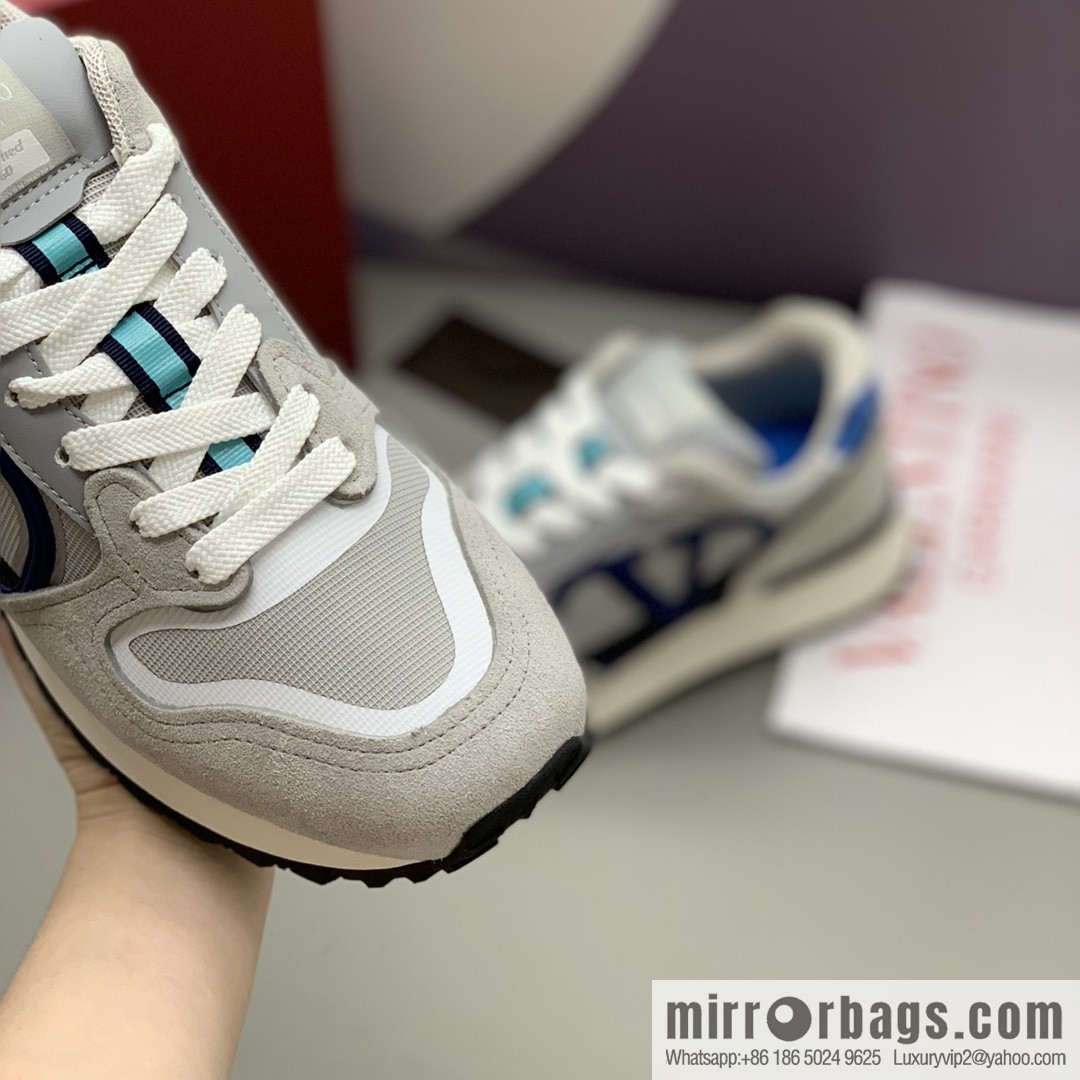 VALENTINO Valentino, logo design, low-top casual sneakers for couples