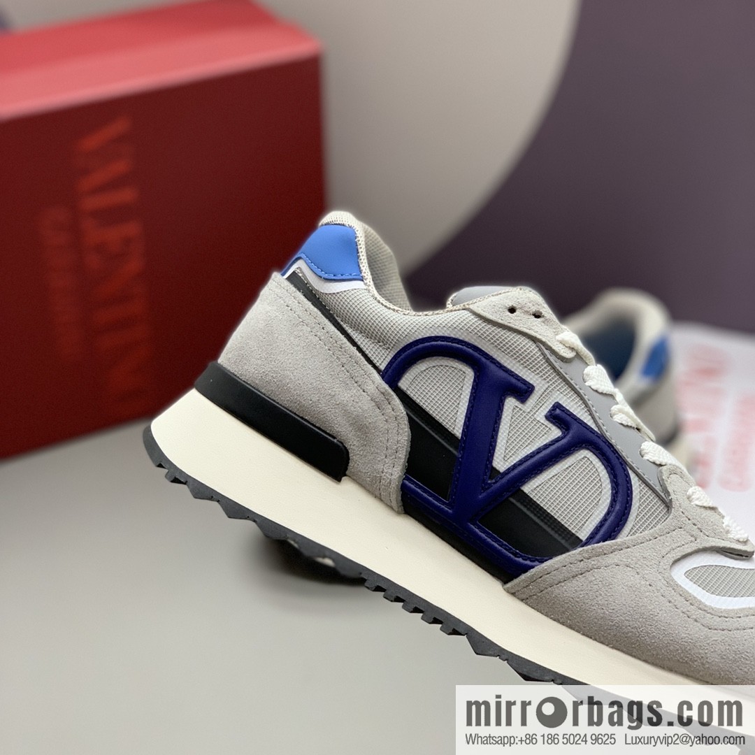 VALENTINO Valentino, logo design, low-top casual sneakers for couples
