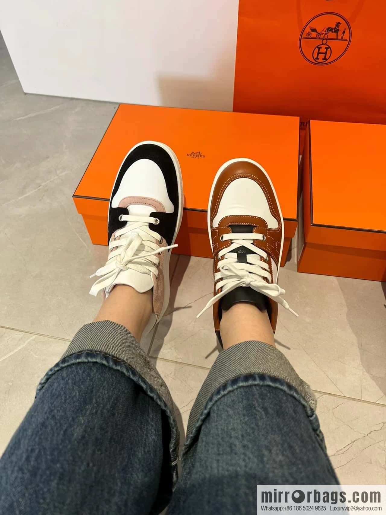 Hermes new free sports low-top board shoes
