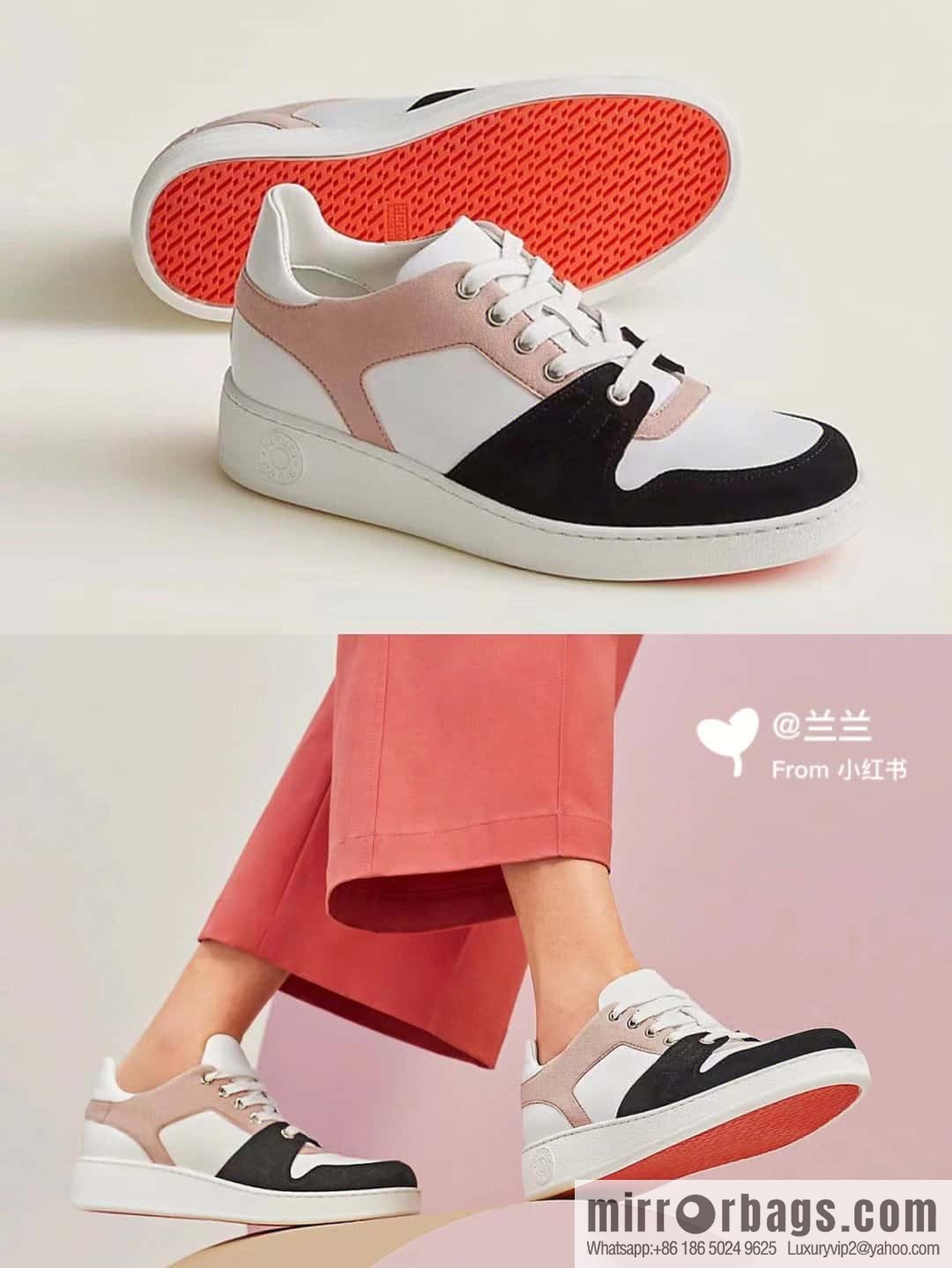Hermes new free sports low-top board shoes