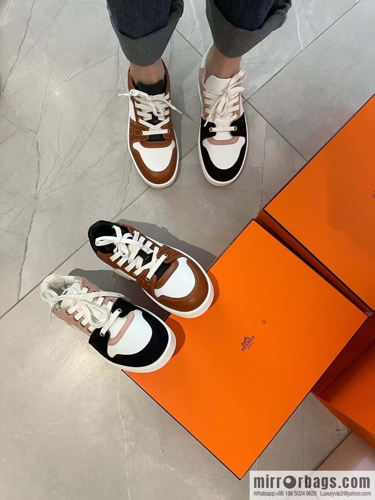 Hermes new free sports low-top board shoes