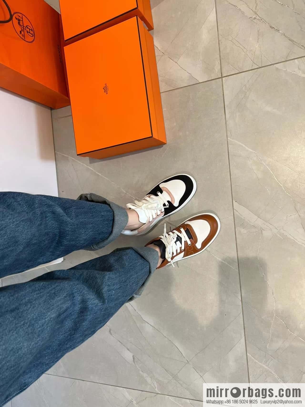 Hermes new free sports low-top board shoes