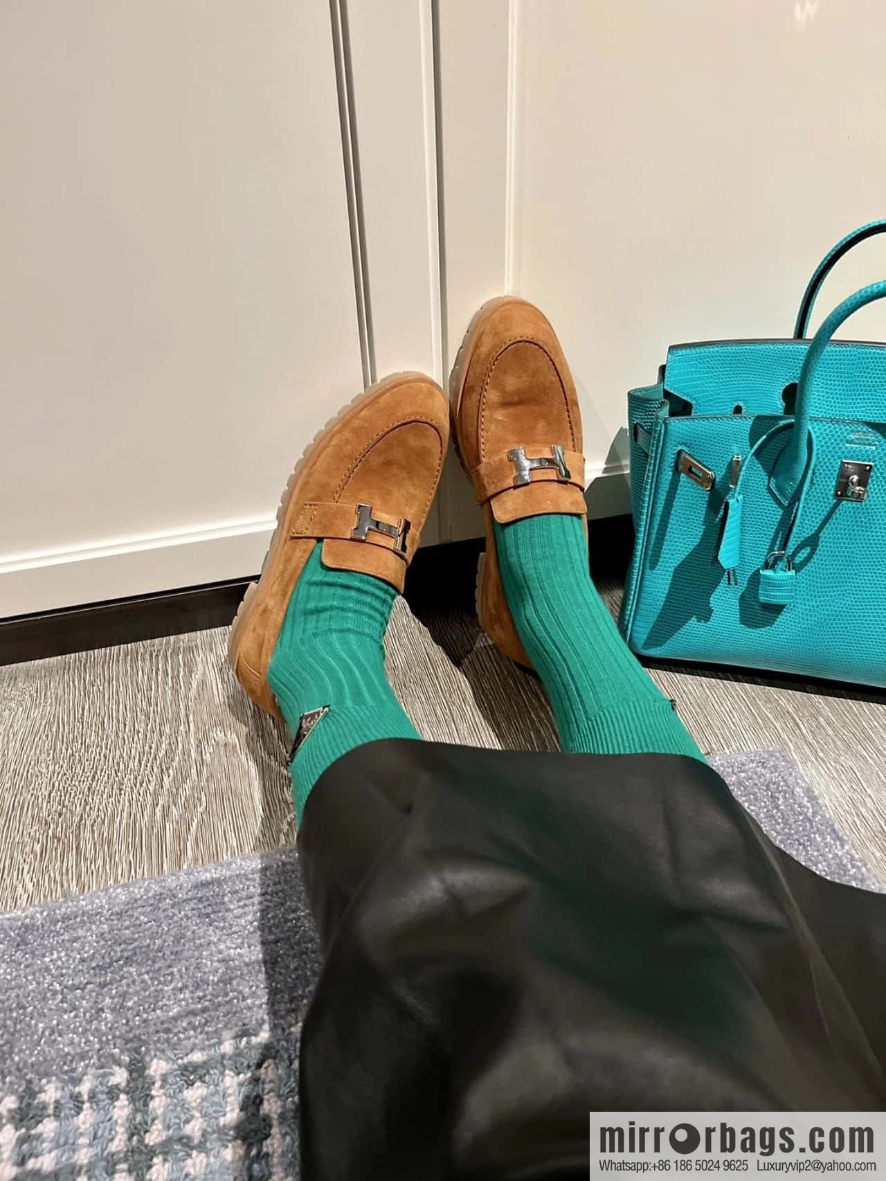 Hermès platform loafers