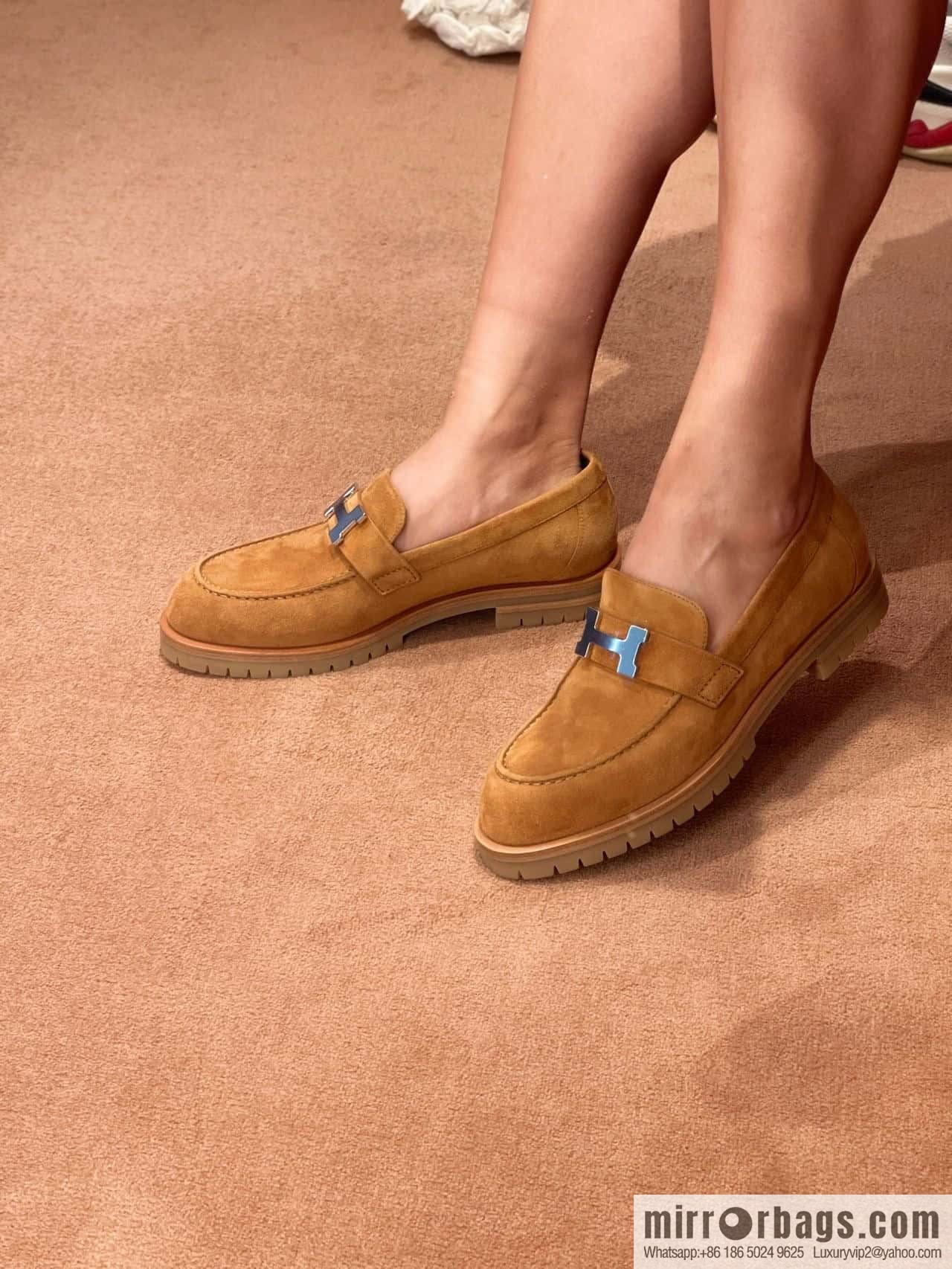 Hermès platform loafers