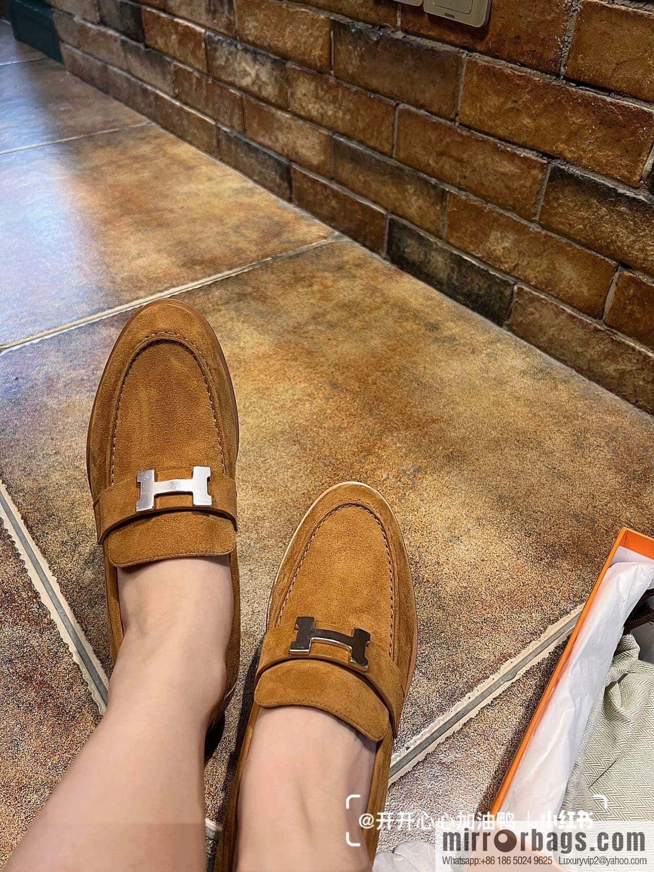 Hermès platform loafers