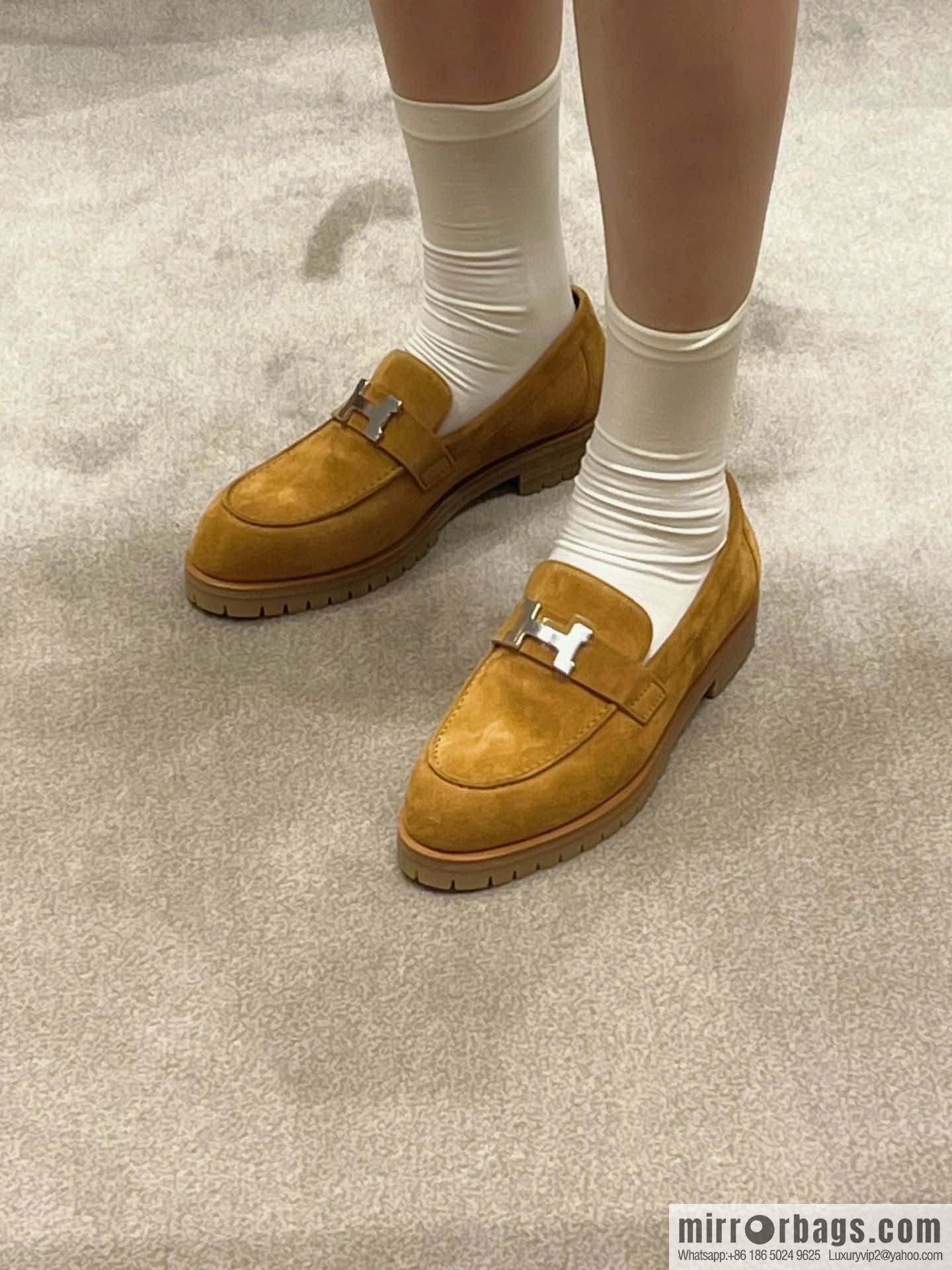 Hermès platform loafers