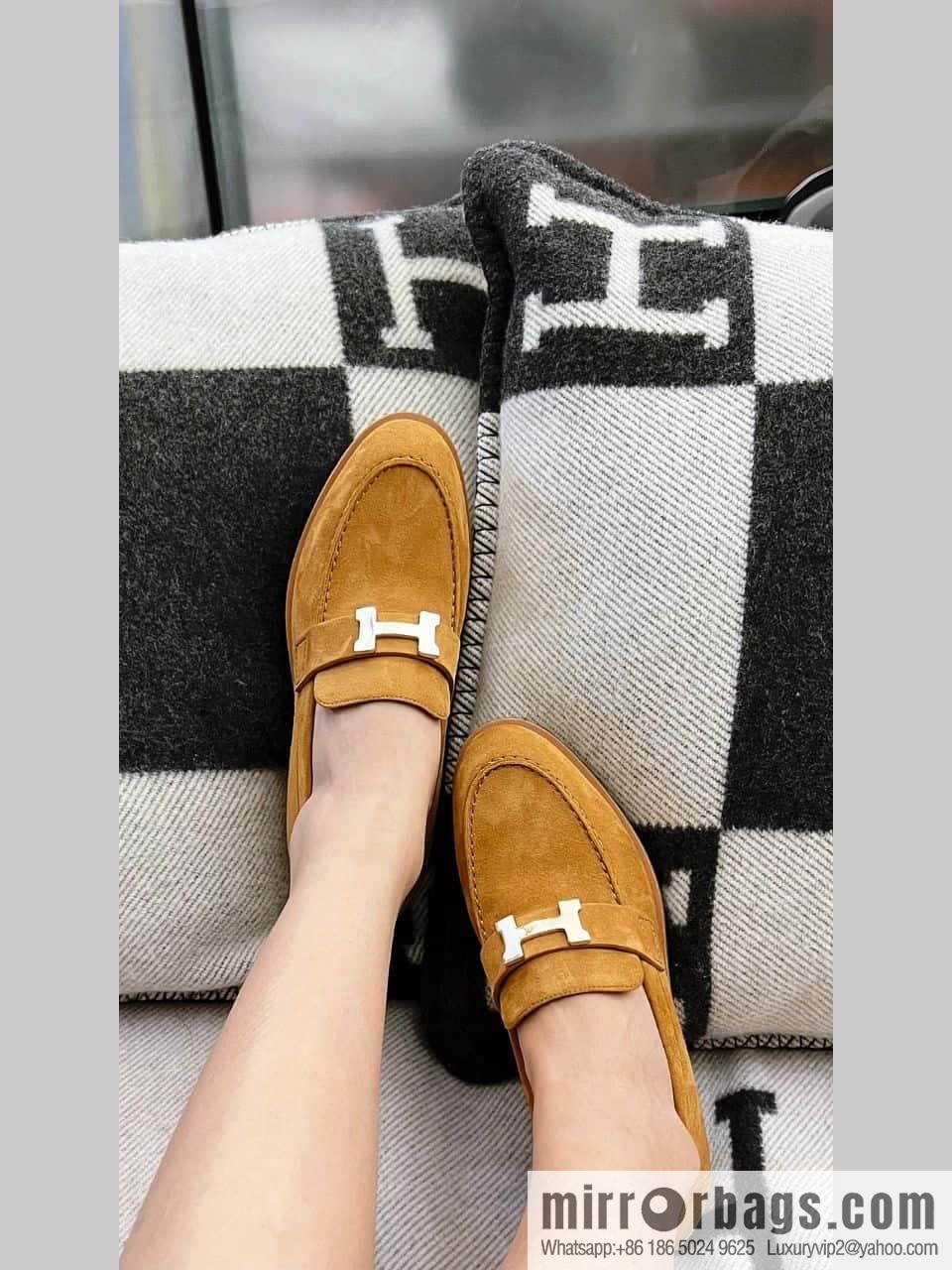 Hermès platform loafers