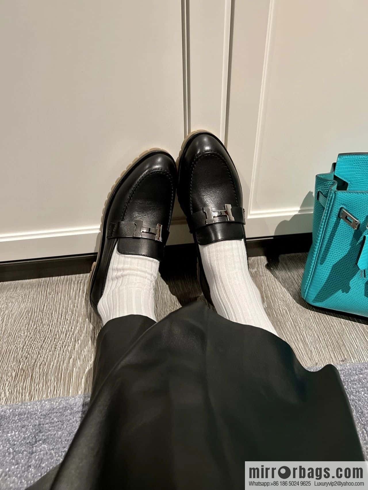 Hermès platform loafers