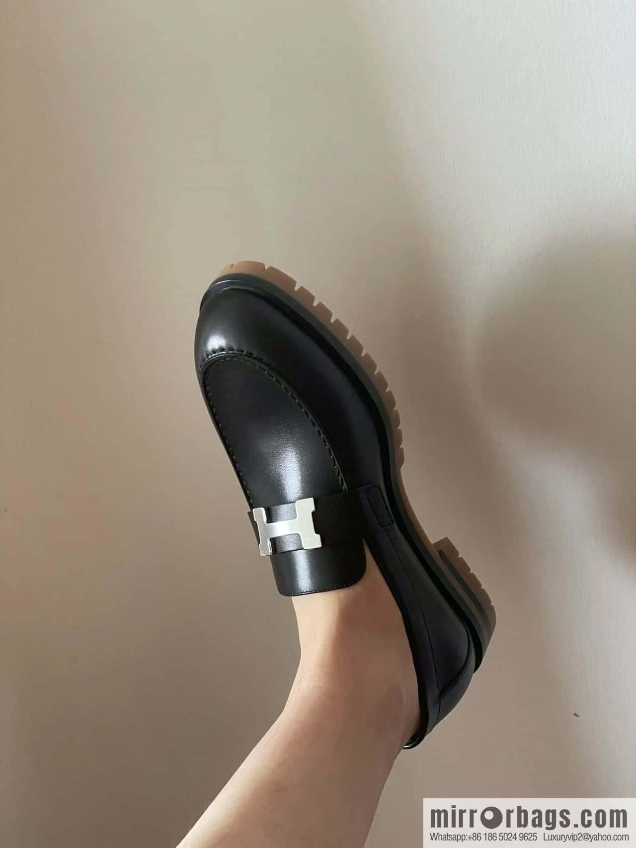 Hermès platform loafers