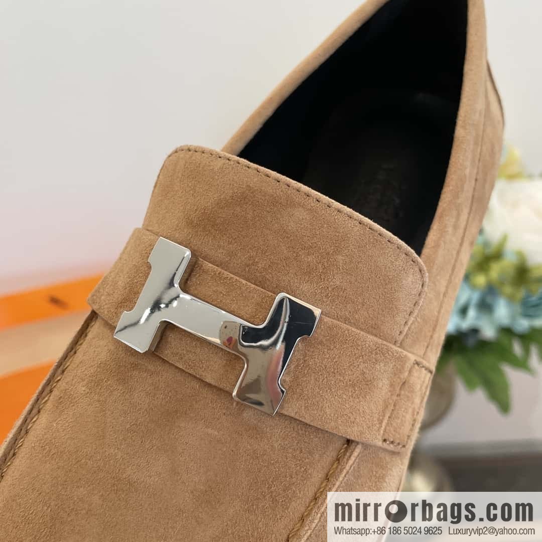 Hermès platform loafers