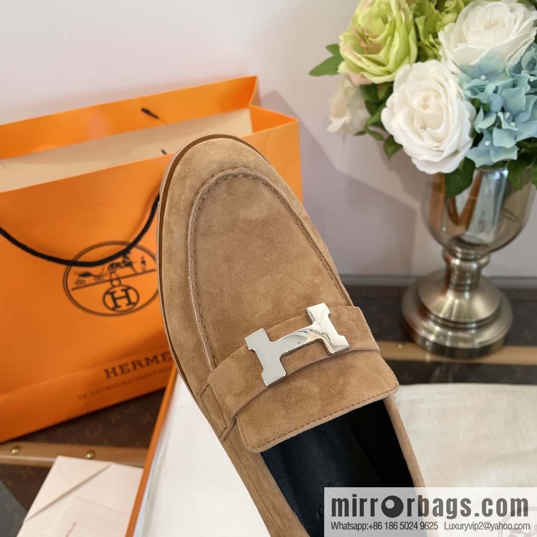 Hermès platform loafers