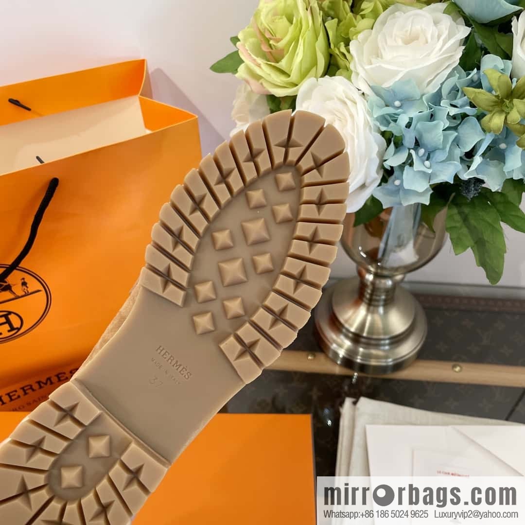 Hermès platform loafers