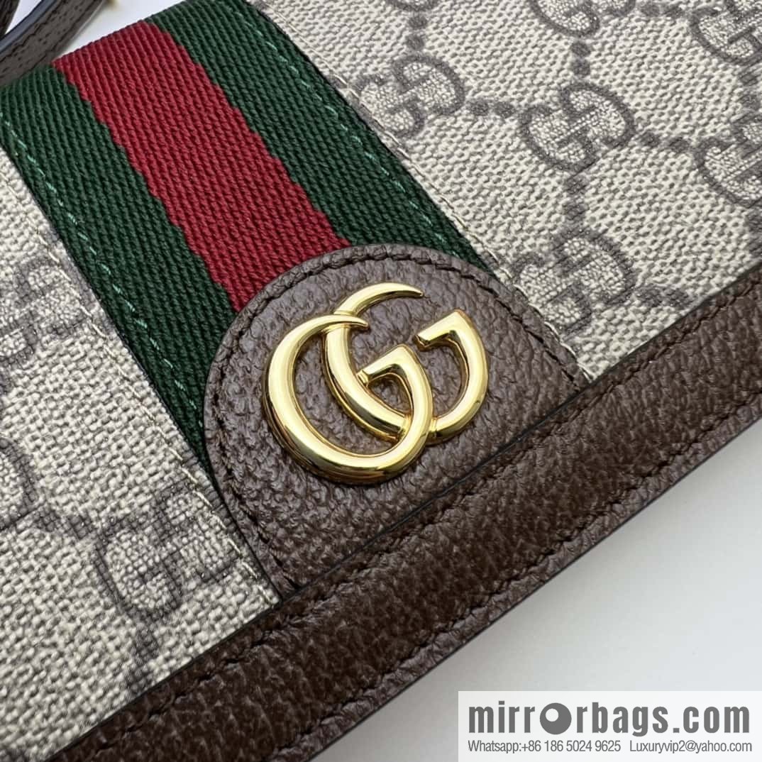 GUCCI Ophidia series GG mini handbag 723619 brown