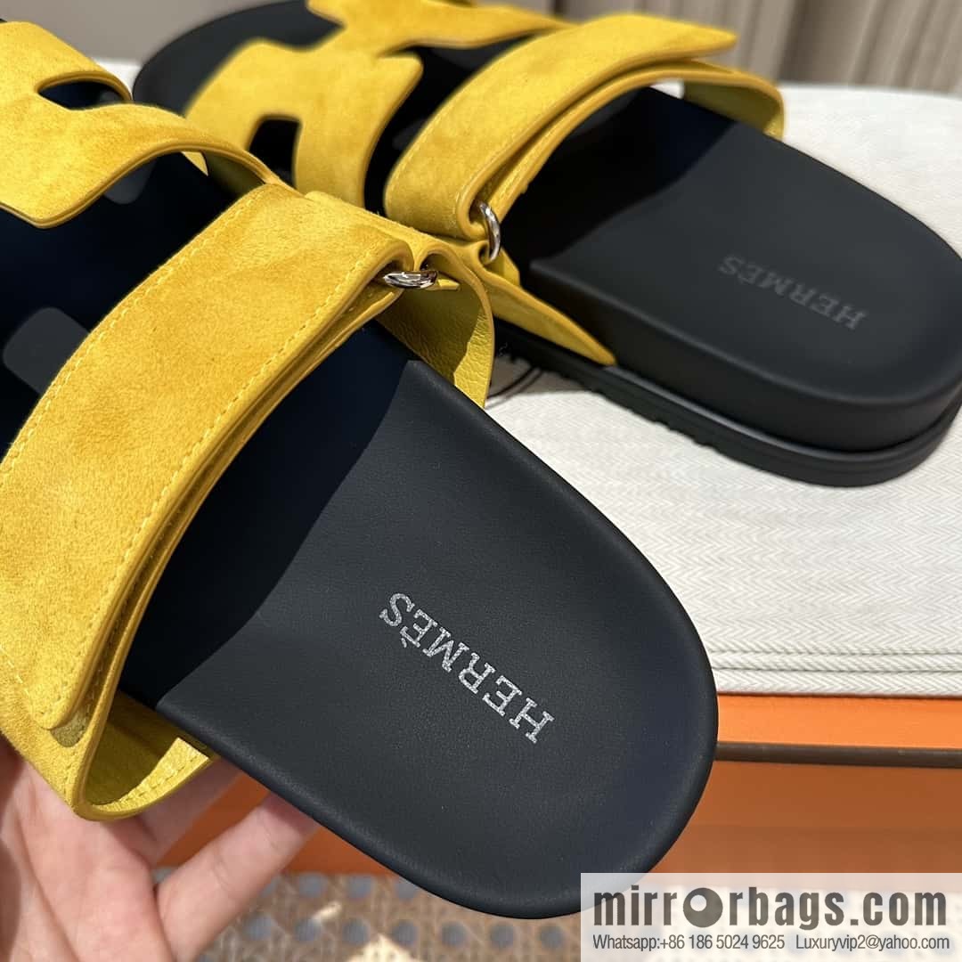Hermès second uncle shoes 🐎🐎 sheep king yellow