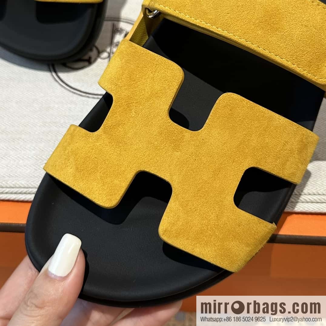Hermès second uncle shoes 🐎🐎 sheep king yellow