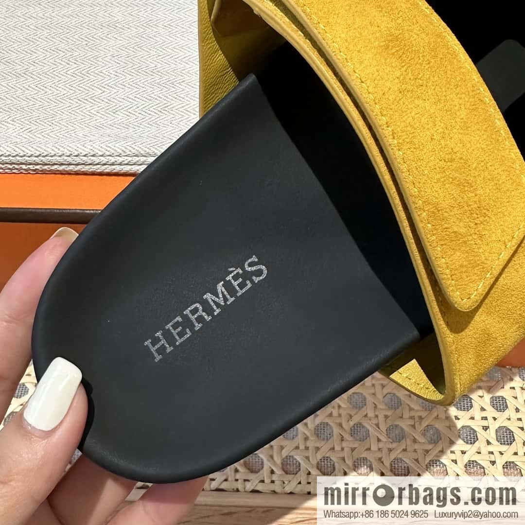 Hermès second uncle shoes 🐎🐎 sheep king yellow