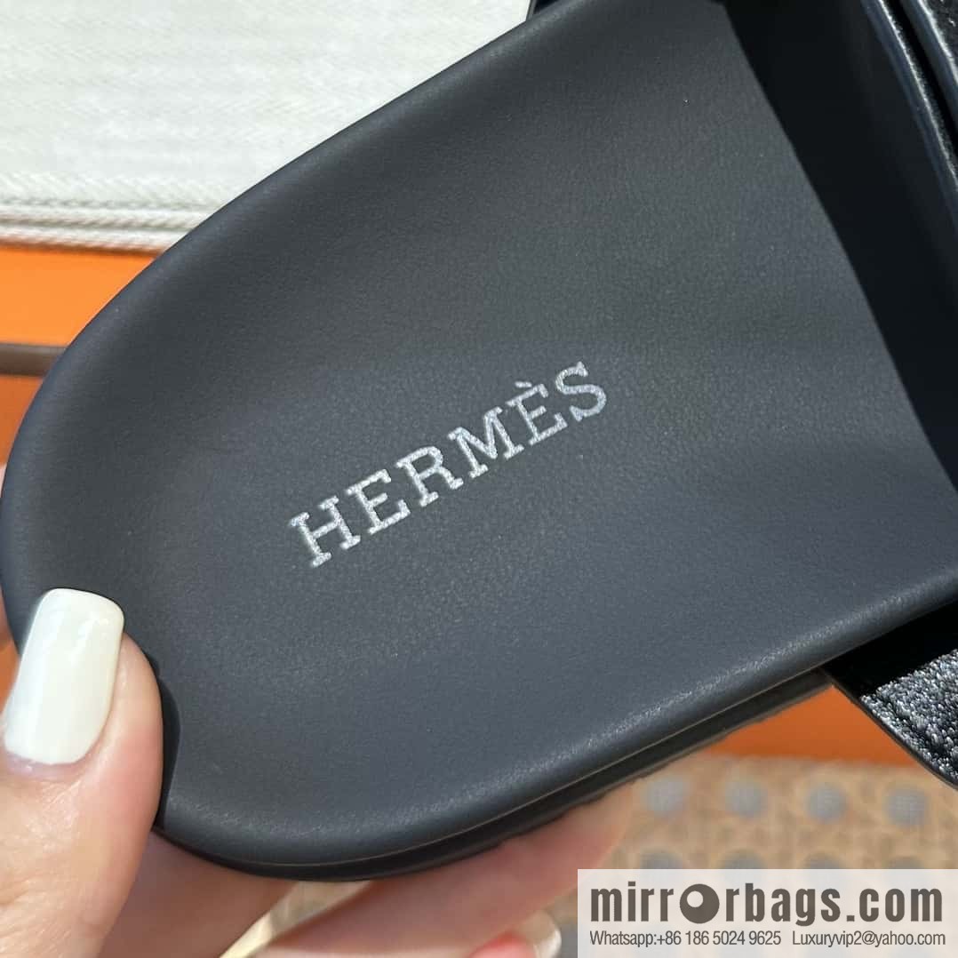 Hermès second uncle shoes 🐎🐎 Yangjing black