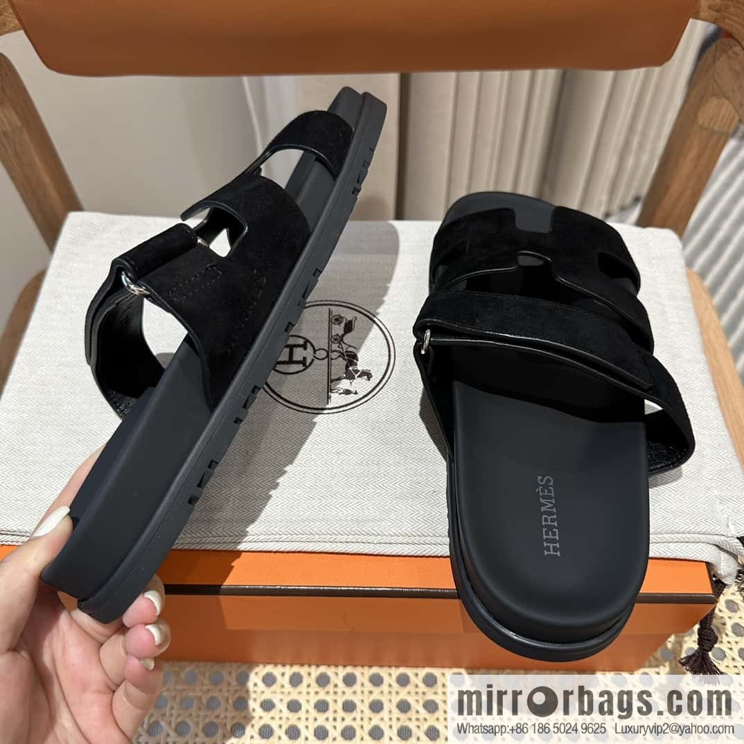 Hermès second uncle shoes 🐎🐎 Yangjing black