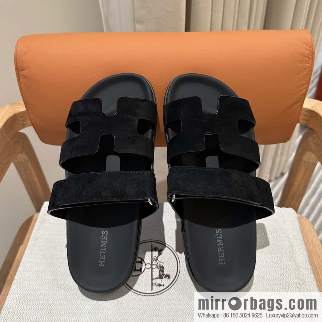 Hermès second uncle shoes 🐎🐎 Yangjing black