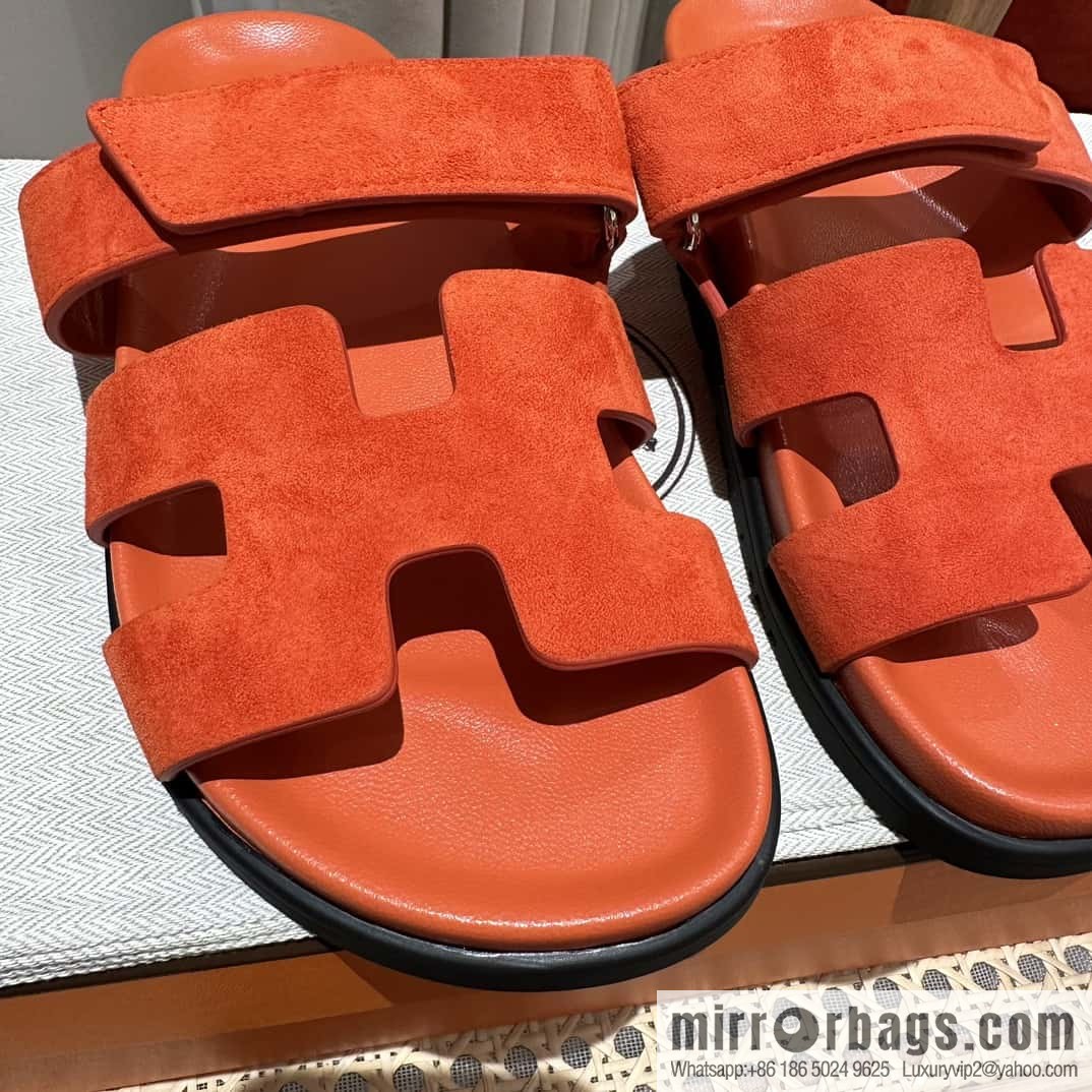 Hermès second uncle shoes 🐎🐎 Yangjing orange