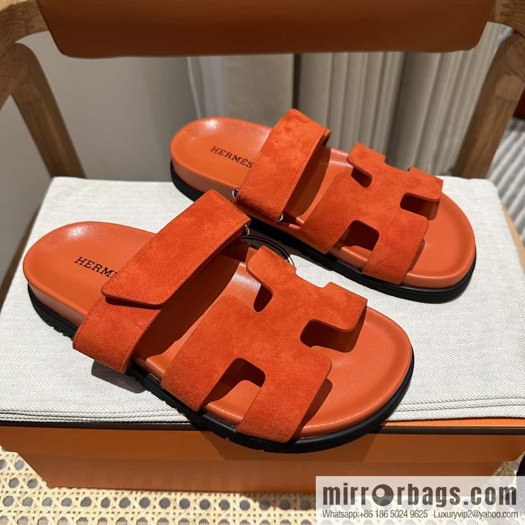 Hermès second uncle shoes 🐎🐎 Yangjing orange