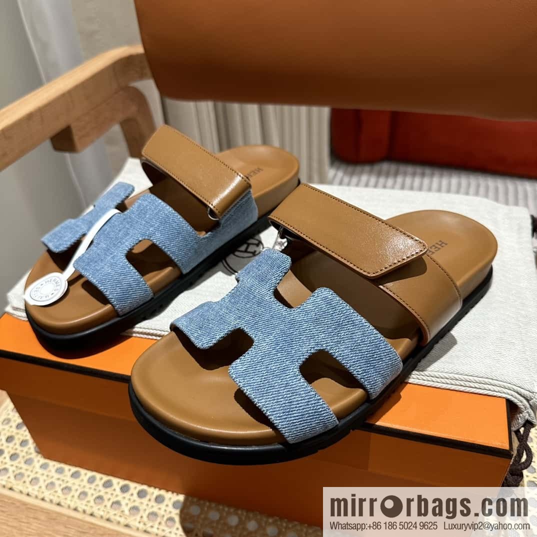 Hermès second uncle shoes 🐎🐎 denim